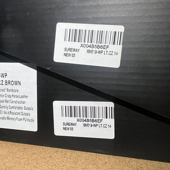 SUREWAY 6" Men's Heavy Duty Leather Soft Toe Work Boots Size 14 NEW - Picture 8 of 8